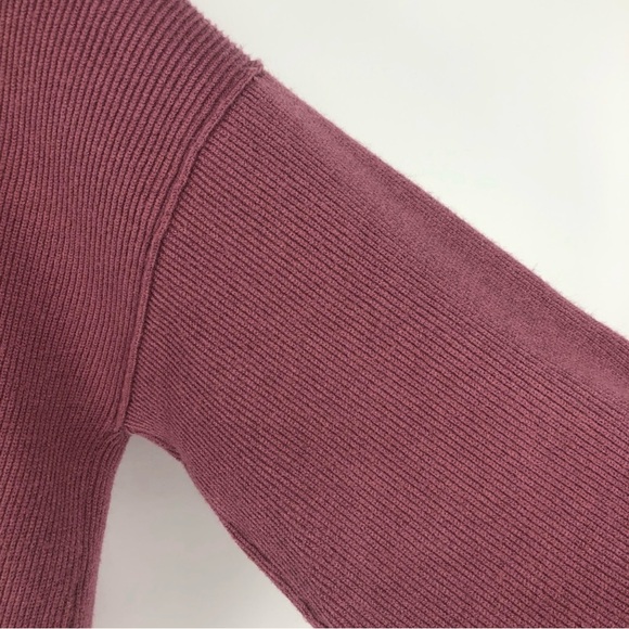 FREE PEOPLE MAUVE SHADOW OVERSIZED SWEATER LARGE - Picture 7 of 10